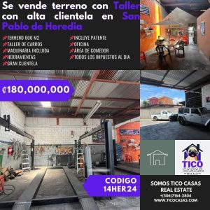 TICO CASAS - VENTA LOCAL CON TALLER MUFLAS EN SAN PABLO DE HEREDIA - (1)