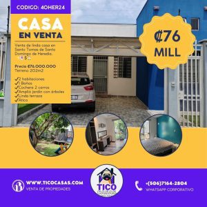 TICO CASAS CR - SANTO TOMAS - SANTO DOMINGO - HEREDIA - (1)